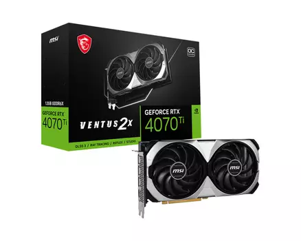 Видеокарта MSI GeForce RTX 4070 Ti 12 Б Retail