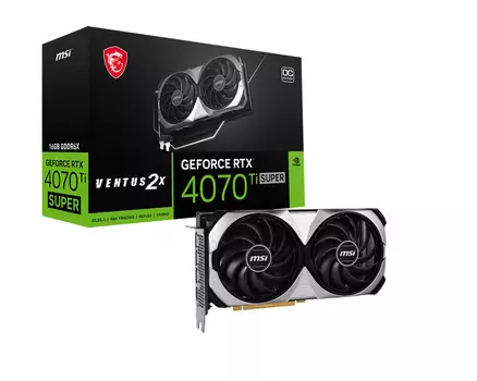 Видеокарта MSI GeForce RTX 4070 Ti Super 16 Б Retail
