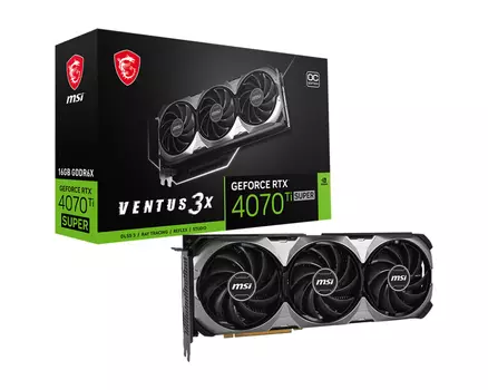 Видеокарта MSI GeForce RTX 4070 Ti Super 16 Б Retail