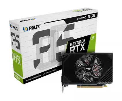 Видеокарта Palit GeForce RTX 3050 6 Б Retail