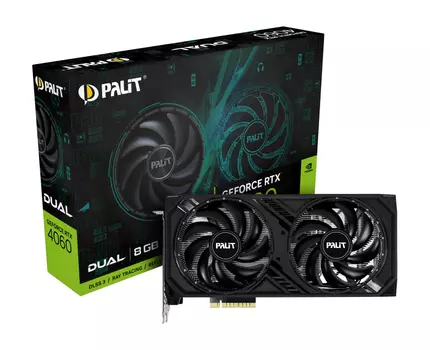 Видеокарта Palit GeForce RTX 4060 8 Б Retail