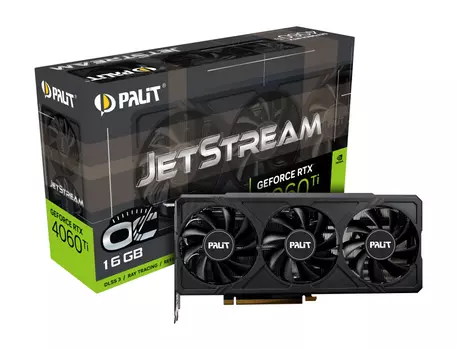 Видеокарта Palit GeForce RTX 4060 Ti 16 Б Retail