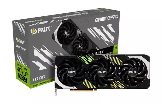 Видеокарта Palit GeForce RTX 4070 Ti Super 16 Б Retail