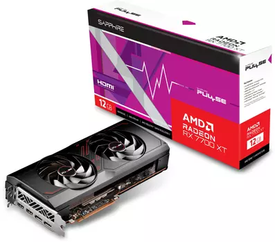 Видеокарта Sapphire Radeon RX 7700 XT 12 Б