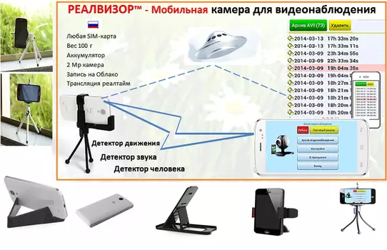 Видеонаблюдение через камеру смартфона (приложение) 10.0