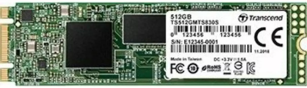 Внутренний твердотельный накопитель TRANSCEND M.2 SSD 512GB