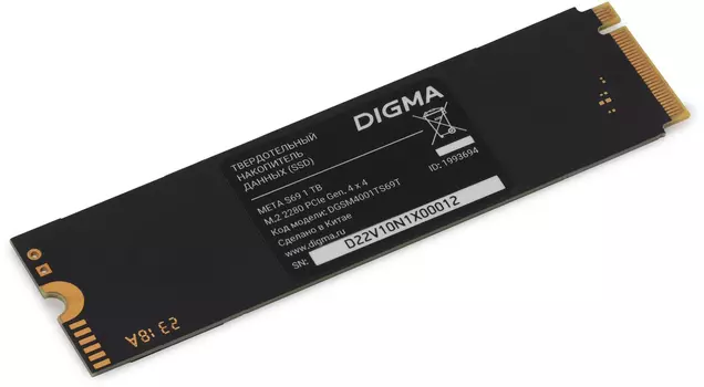 Внутренний твердотельный накопитель DIGMA Meta S69 1TB