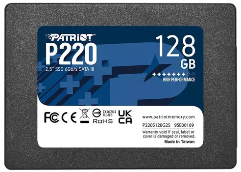 Внутренний твердотельный накопитель Patriot P220 128GB