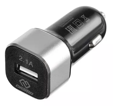Зарядное устройство DIGMA DGCC-1U-2.1A-BS