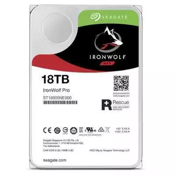 Жесткий диск SEAGATE IronWolf Pro 3.5 18Tb 7.2K SATA3