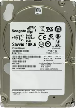 Жесткий диск SEAGATE Savvio 2.5 900GB 10K SAS 6Gb/s