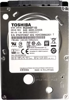 Жесткий диск TOSHIBA 2.5 HDD 1TB 5.4K SATA3