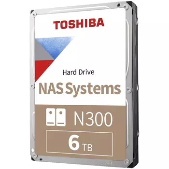 Жесткий диск TOSHIBA N300 3.5 6TB 7.2K SATA3