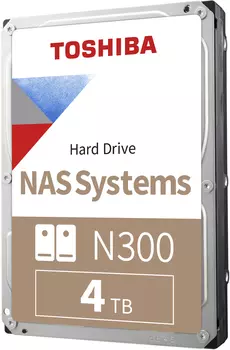 Жесткий диск TOSHIBA N300 3.5 4Tb 7.2K SATA3