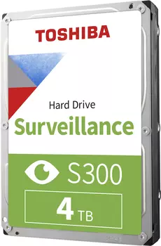 Жесткий диск TOSHIBA S300 Surveilance 3.5 4TB 5.4K SATA3