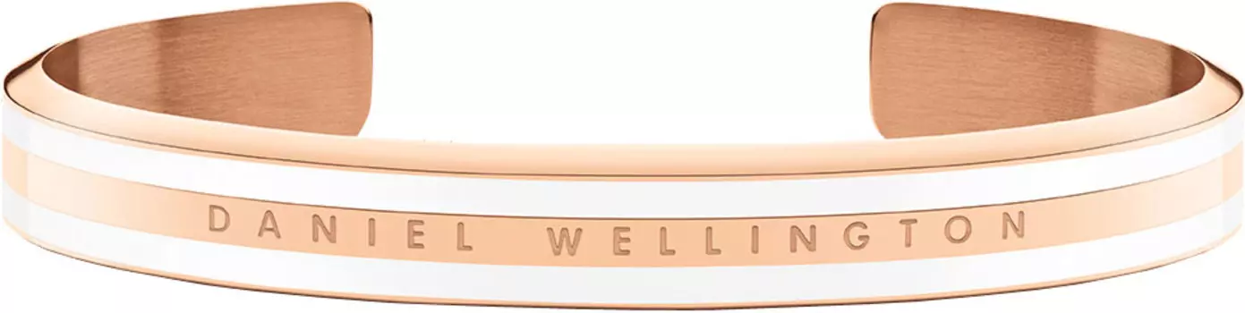 Браслеты Daniel Wellington Classic-Slim-Bracelet-Satin-White-RG-Medium
