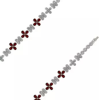 Браслеты Марказит BR692-granat-mr