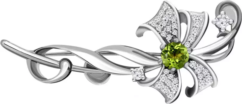 Броши Aquamarine 7150807A-S-a