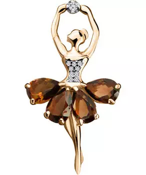 Броши Aquamarine 7263301A-S-g-a