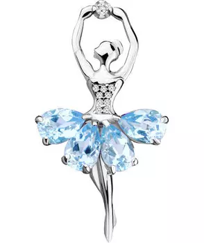 Броши Aquamarine 7263302A-S-a