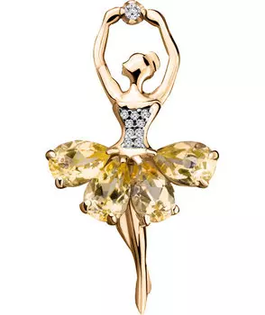 Броши Aquamarine 7263306A-S-g-a