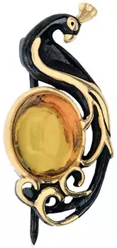 Броши Балтийское золото 75162007-bz