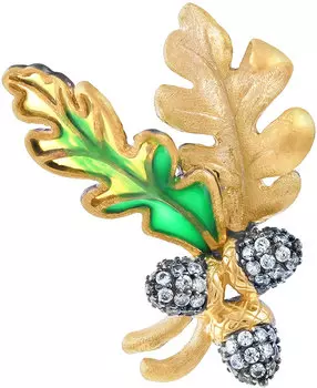 Броши JV YC01550-BR-ENAM-001-BJ