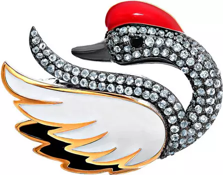 Броши JV YC01833-BRP-SP-ENAM-BJ