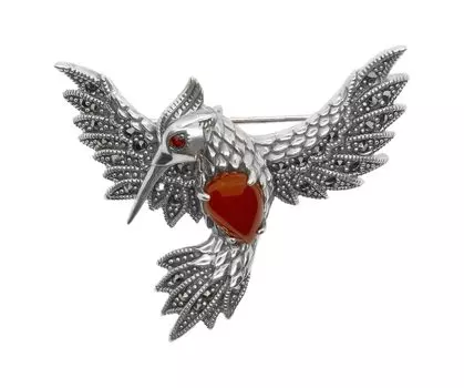 Броши Марказит HB0697-serdolik-mr