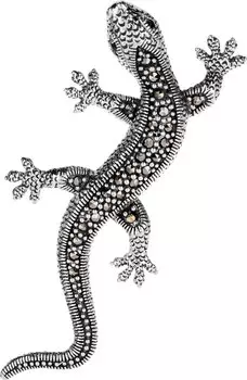 Броши Марказит HB127-granat-mr