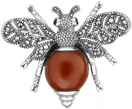 Броши Марказит HB382-serdolik-mr