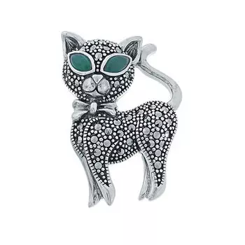 Броши Марказит HB737-zhadeit-mr