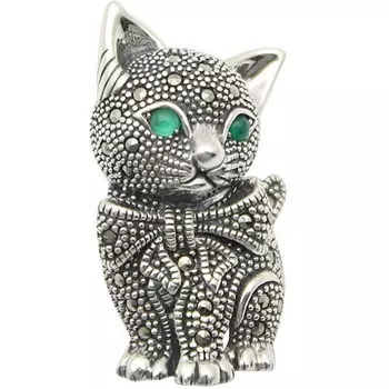 Броши Марказит HB745-hrizopraz-mr