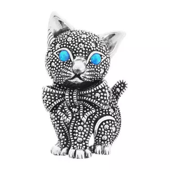 Броши Марказит HB745-opal-mr