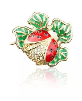 Броши PLATINA Jewelry 04-0124-01-402-1130-25