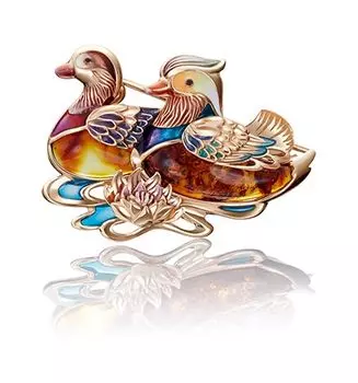 Броши PLATINA Jewelry 04-0199-00-271-1110-46