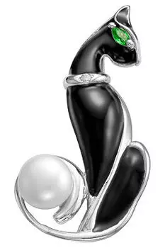 Броши Серебро России BR-047JE-50665