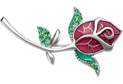 Броши Серебро России BR-071R1JE232-66445