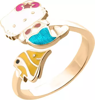 Кольца Aquamarine 54635-S-g-a