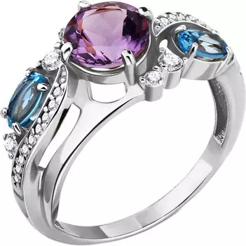 Кольца Aquamarine 6906930A-S-a