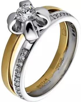 Кольца Арт-Модерн 010415-ZH/B