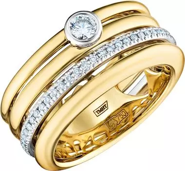 Кольца Арт-Модерн 010664-ZH/B