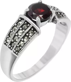 Кольца Марказит HR1028-granat-mr