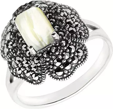 Кольца Марказит HR1133-perlamutr-mr