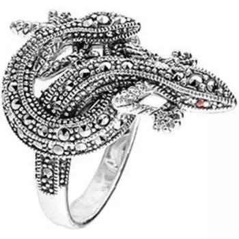 Кольца Марказит HR1147-granat-mr