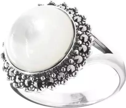 Кольца Марказит HR1257-perlamutr-mr
