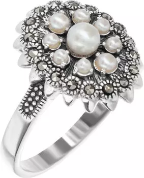 Кольца Марказит HR1271-zhemchug-mr