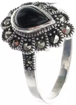 Кольца Марказит HR1340-oniks-mr