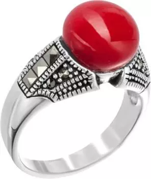 Кольца Марказит HR1563-korall-mr