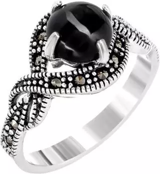 Кольца Марказит HR1616-oniks-mr